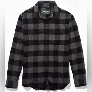 NWT AMERICAN EAGLE Super Soft Buffalo Plaid Flannel Men's Size M